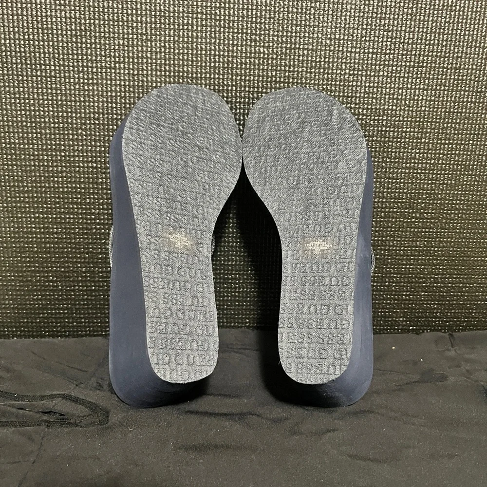 Guess Women's Navy Platform Sandals - Picture 3 of 6